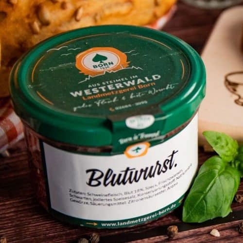 Hausmacher Blutwurst Dose