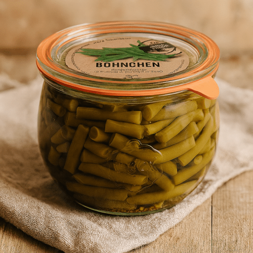 Böhnchen im 580ml Weckglas