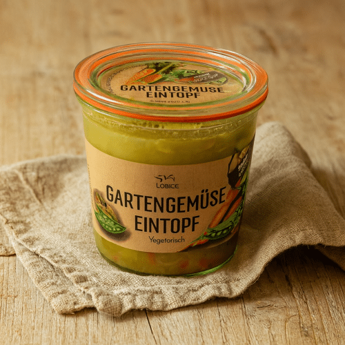 Gartengemüse Eintopf im 580ml Weckglas
