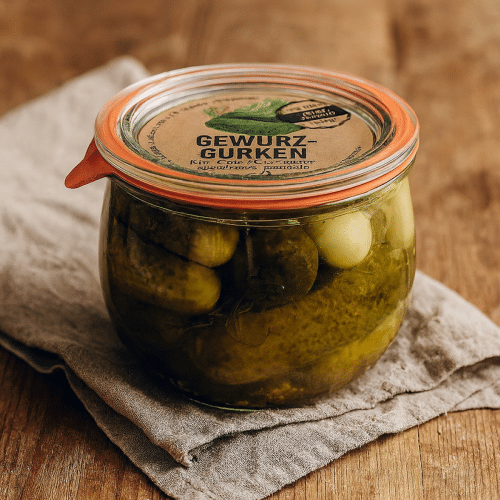 Gewürz-Gurken im 580ml Weckglas