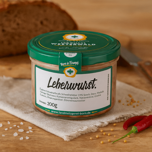 Hausmacher Leberwurst Glas