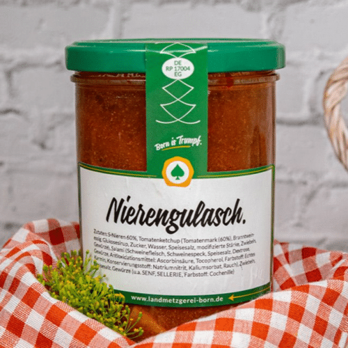 Nierengulasch Glas