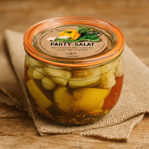 Party-Salat im 580ml Weckglas