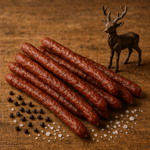 Pfefferbeißer Mit Rehwild-Fleisch