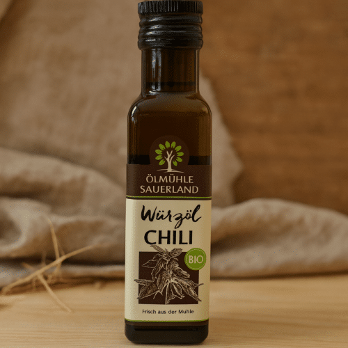 Würzöl Raps, Chili, Kaltpressung, 100Ml- Flasche