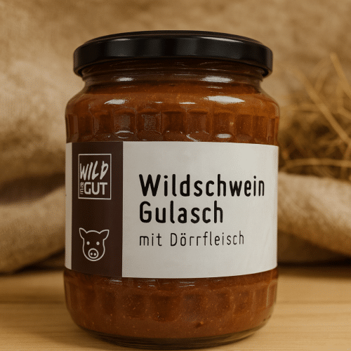 Wildschwein Gulasch Mit Dörrfleisch 680G
